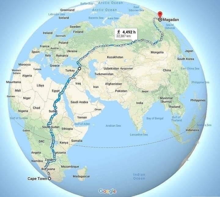 Най-дългият маршрут в света, по който може да се извърви